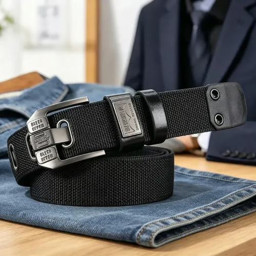 Unisex Minimalist Stylish Waistband - Buckle-Free Men's Belt, Holeless Strap