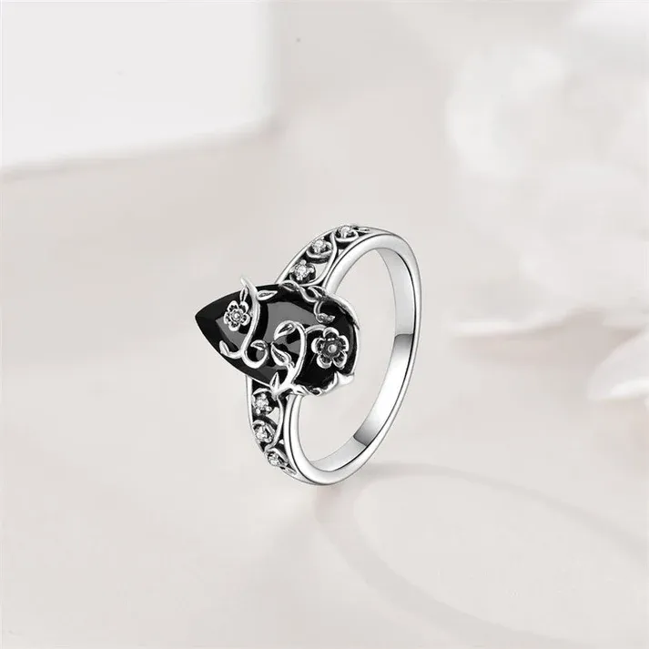 Bohemian Vintage Floral Vine Ring