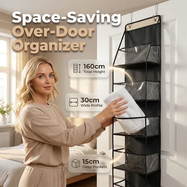 Space-Saving Over-Door Organizer
