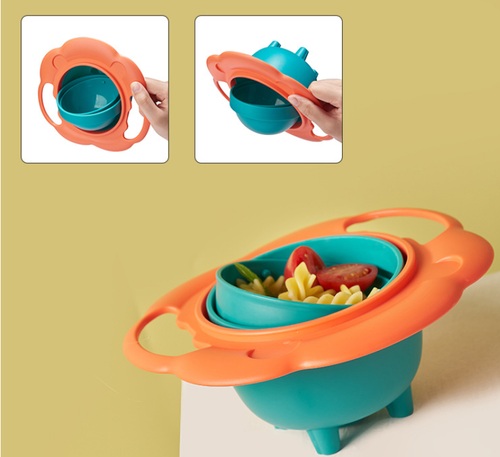 Lion Shape 360° Rotating Gyro Bowl