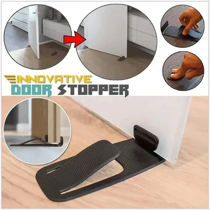 Floor Door Stopper – Foot Operated & No Drilling