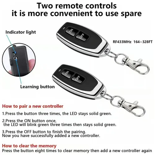 Wireless Remote Switch 220v