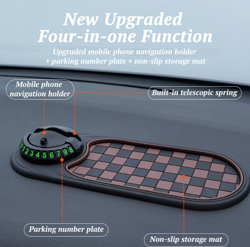 2pcs Multifunction Car Anti-Slip Mat