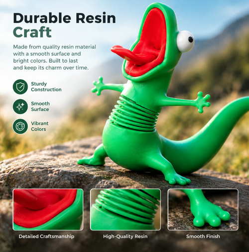 Articulated Spring Lizard Ornament