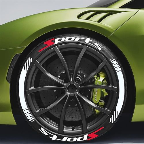 4Pcs 3D Car Tire Stickers – Waterproof Universal Wheel Decals