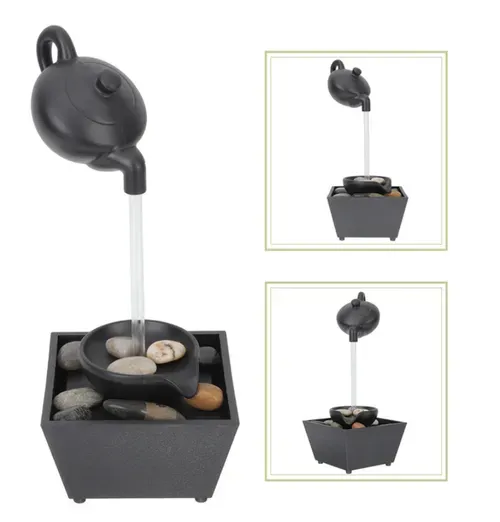 🫖 Floating Illusion Teapot Water Fountain Decor – Magical Desk Art ✨
