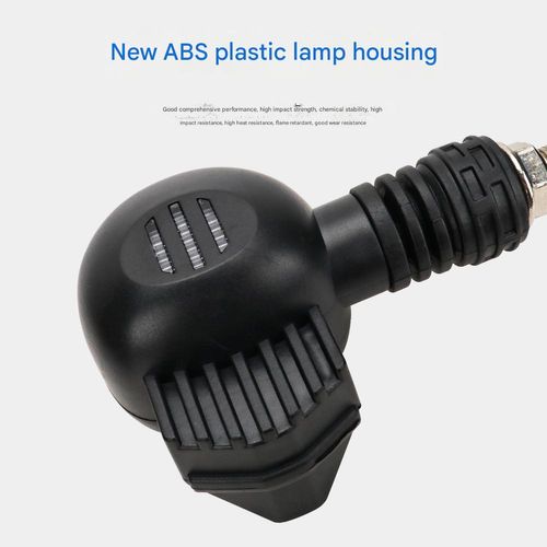 2pcs LED White and Yellow Two-color Modified Motorcycle Auxiliary Lights