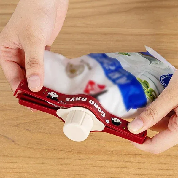 Kitchen Sealing Clip — Moisture-Proof, Double Serration, Smooth Pouring