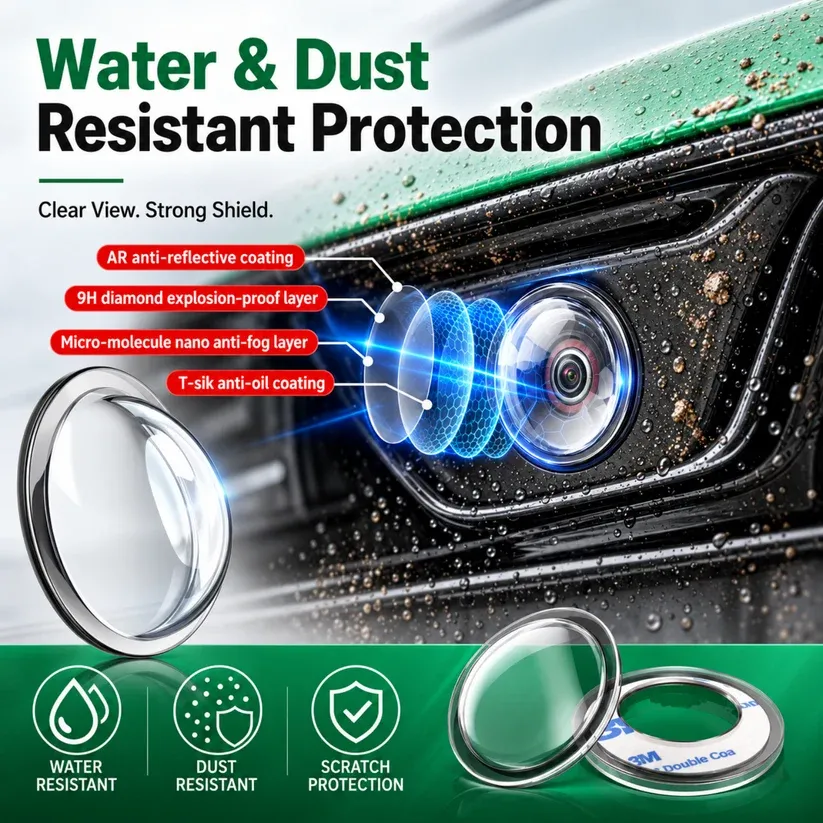 Car Camera Lens Protector-2Pcs
