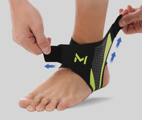 Y-Strap Adjustable Ankle Brace, Breathable Compression Ankle Support, Anti-Slip Ankle Guard for Soccer, Basketball, Running, Prevent Ankle Sprain, 2 Pack