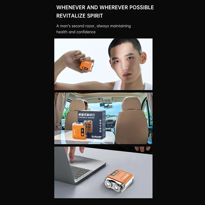 🪒 Portable Mini Electric Shaver for Men