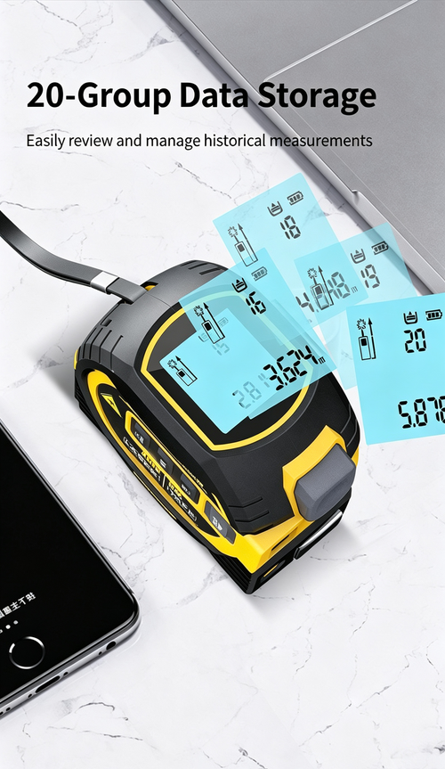 3‑in‑1 High‑Precision Laser Distance Meter