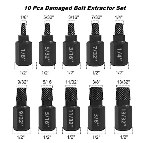 Headless Bolt and Screw Extractor