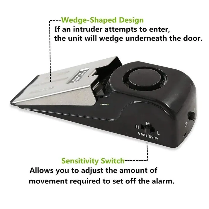 Door resistance anti-theft alarm