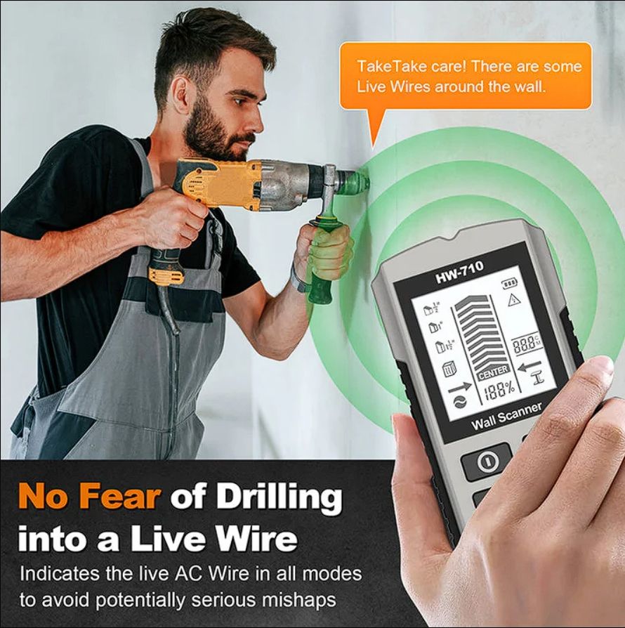 Multi-Function Handheld Wall Detector