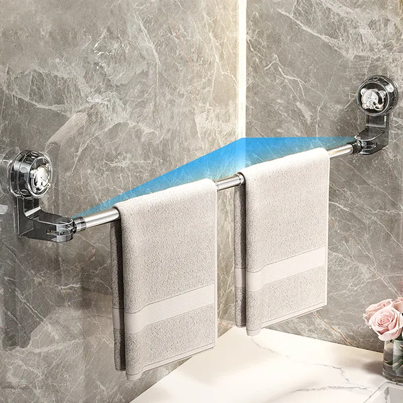Light Luxury No-Punch - Retractable Suction Cup Towel Bar