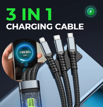 3 in 1 Charging cable