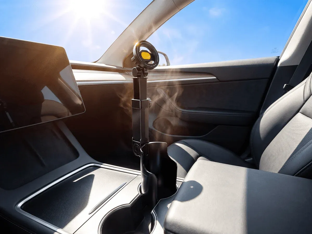 No-Suction-Cup Cup Holder Phone Mount