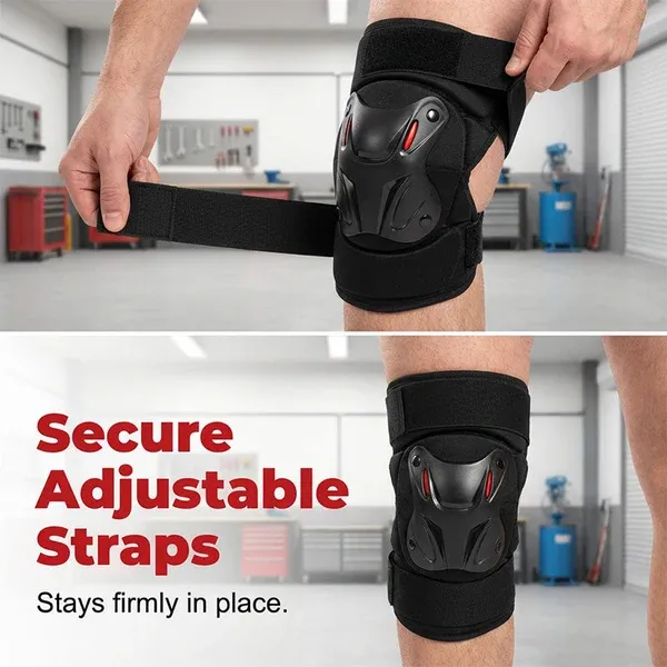 Motorcycle Knee Guards Pair, Protective Knee Pads for Motorbike Scooter Riding Anti-fall Protection