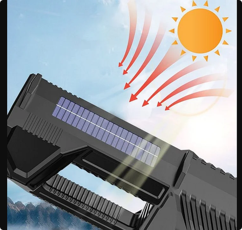 Super Bright Double-head Spotlight Portable Flashlight