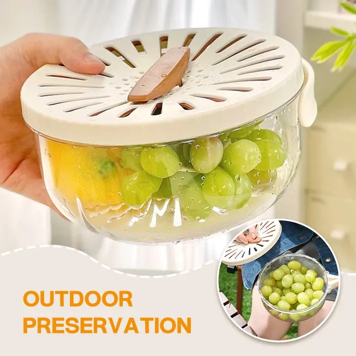 Multipurpose Draining Basket with Lid