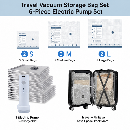 Household electric vacuum suction pump set