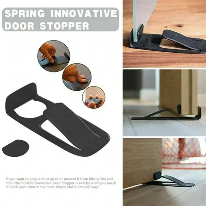 Floor Door Stopper – Foot Operated & No Drilling