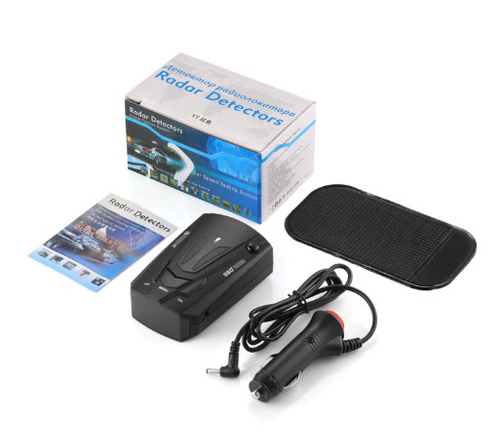 GPS Speed Reminder & 360° Radar Detector – Voice & LED Alerts