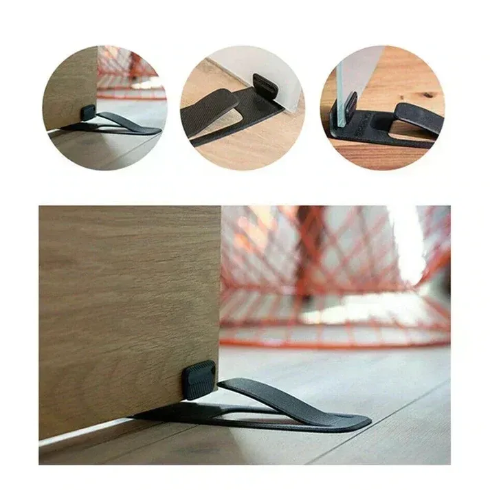 Floor Door Stopper – Foot Operated & No Drilling