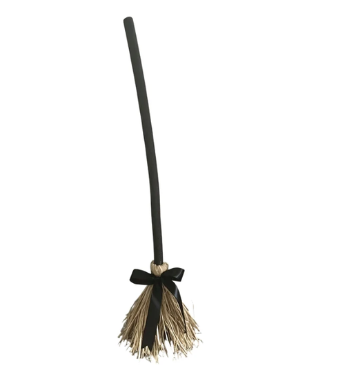 🧙 Animated Witch Broom Halloween Decoration with Lights and Sound