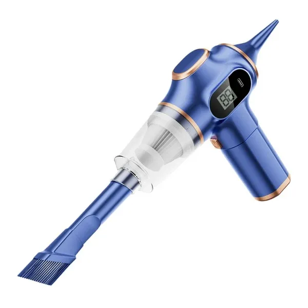 4 in 1 High Power Cordless Car Vacuum Cleaner – Strong Suction, Long Battery Life & Versatile Attachments