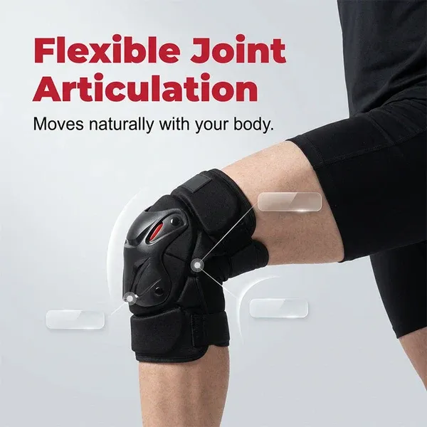 Motorcycle Knee Guards Pair, Protective Knee Pads for Motorbike Scooter Riding Anti-fall Protection