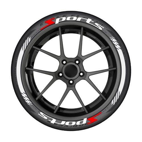 4Pcs 3D Car Tire Stickers – Waterproof Universal Wheel Decals