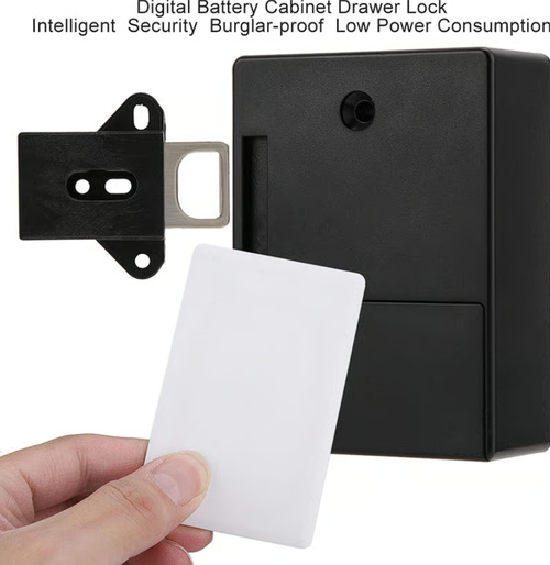 Electronic Cabinet Lock DIY For Wooden Drawer Cabinet