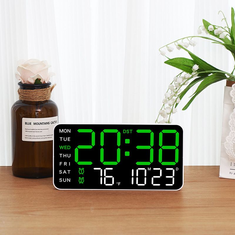 Multifunctional decorative LED digital wall clock