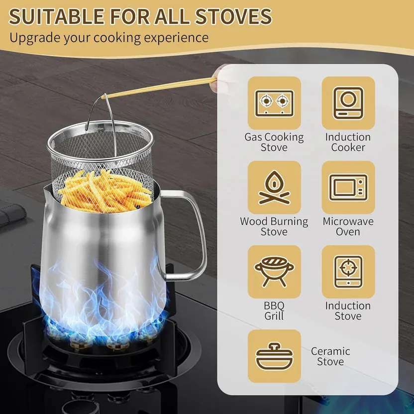 304 Stainless Steel Oil Can