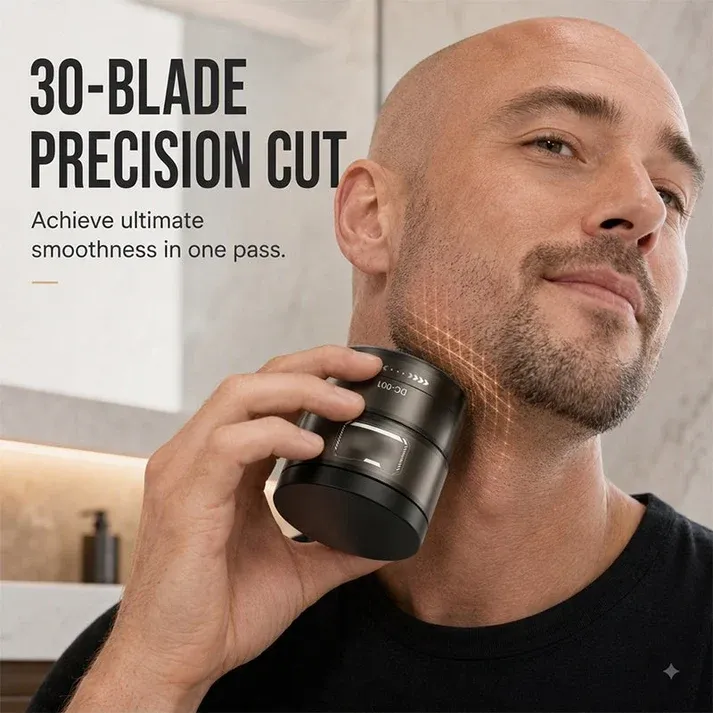 🔥2-in-1 Smart Electric Bald Head Shaver and Beard Trimmer with Digital Display