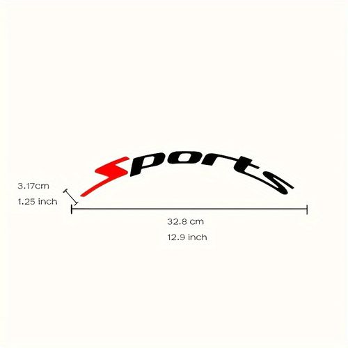 4Pcs 3D Car Tire Stickers – Waterproof Universal Wheel Decals