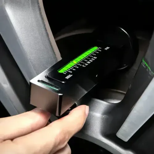 Adjustable Magnetic Gauge Tool for Automotive Truck RV Tire Repair