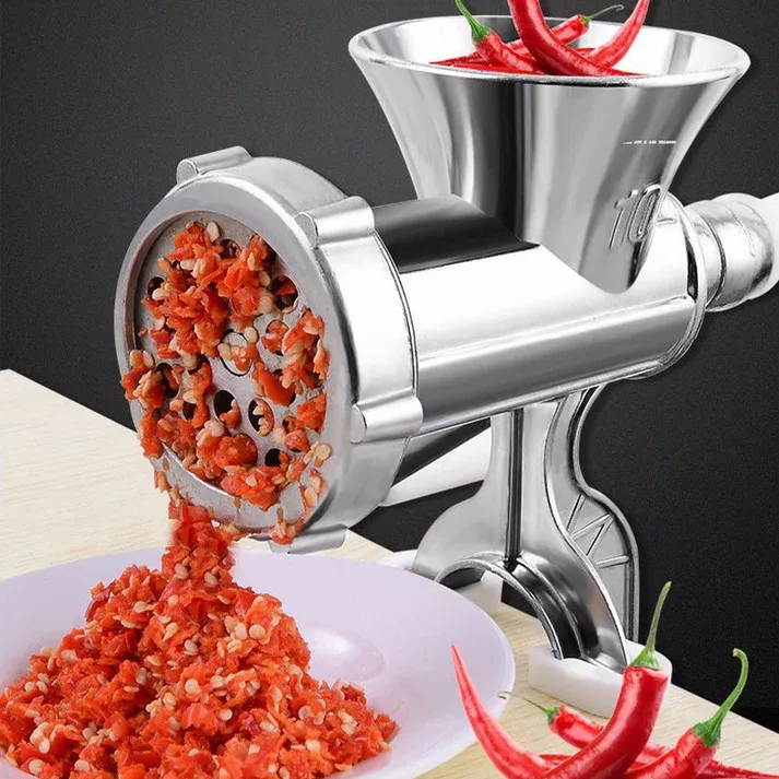 Home Hand Crank Meat Grinder and Sausage Stuffer