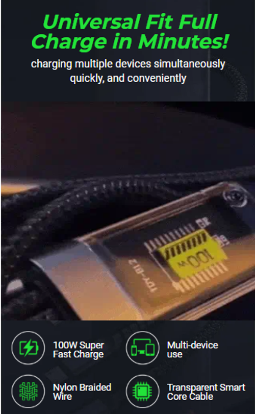 3 in 1 Charging cable