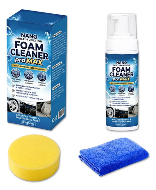 Multi-Functional Foam Cleaner for Car Interior Leather and Vinyl Restorer