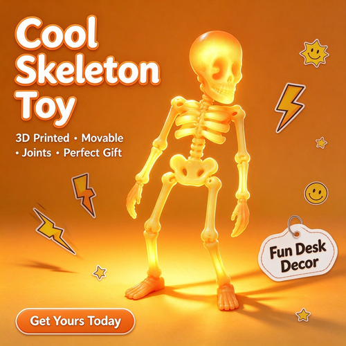 Dancing Skeleton Aquarium Bubbler