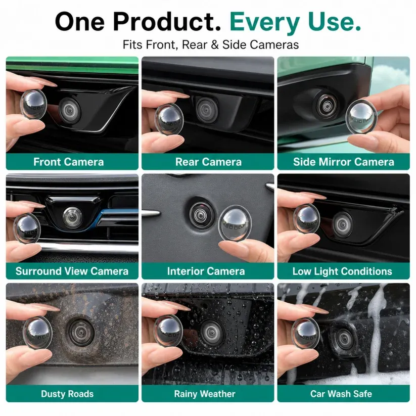 Car Camera Lens Protector-2Pcs