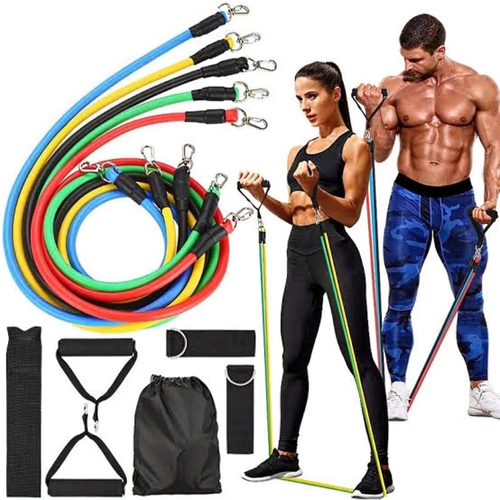 11 Pcs Fitness Resistance Bands Set
