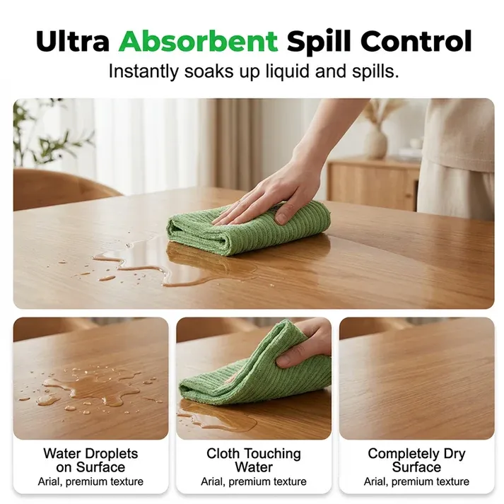 Disposable Tear-Off Cleaning Cloth Roll – Grab, Wipe, Toss!