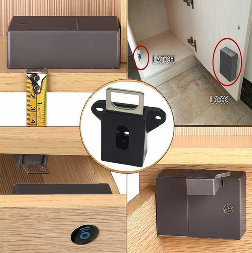 Electronic Cabinet Lock DIY For Wooden Drawer Cabinet