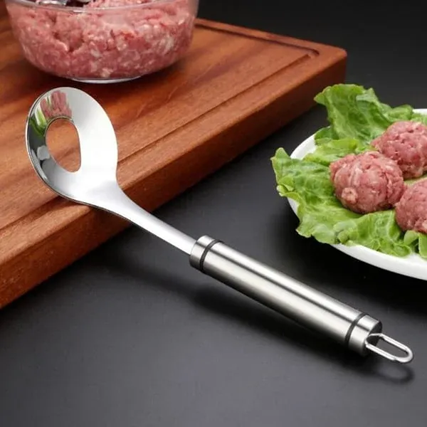 Meatball Spoon – Non‑stick, scoop & drain in one