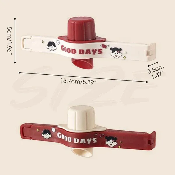 Kitchen Sealing Clip — Moisture-Proof, Double Serration, Smooth Pouring