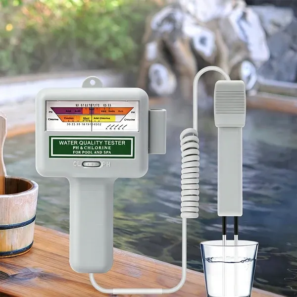 2-in-1 Pool Water pH & Chlorine Tester